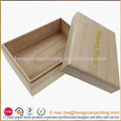 Natural Wood shoes box packaging for shoes CHF0207